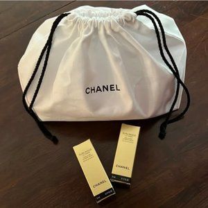 Chanel Sublimage La Creme duo with chanel drawstring bag BNIB